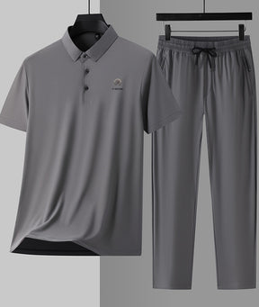 Ice silk casual sports suit