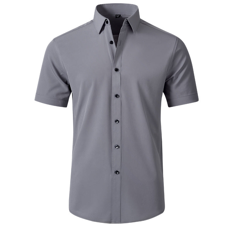 Stretch Non-Iron Anti-Wrinkle short-sleeved Shirt ( Buy 2 Get Free Shipping )