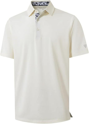 The "Clubhouse" Tech-Knit Polo | 4-Way Stretch & Zero-Iron