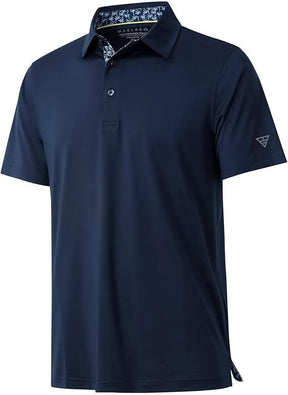 The "Clubhouse" Tech-Knit Polo | 4-Way Stretch & Zero-Iron