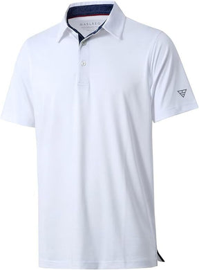 The "Clubhouse" Tech-Knit Polo | 4-Way Stretch & Zero-Iron