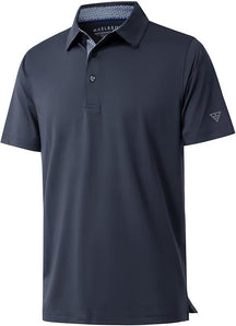 The "Clubhouse" Tech-Knit Polo | 4-Way Stretch & Zero-Iron