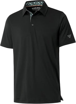 The "Clubhouse" Tech-Knit Polo | 4-Way Stretch & Zero-Iron