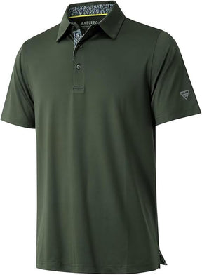 The "Clubhouse" Tech-Knit Polo | 4-Way Stretch & Zero-Iron