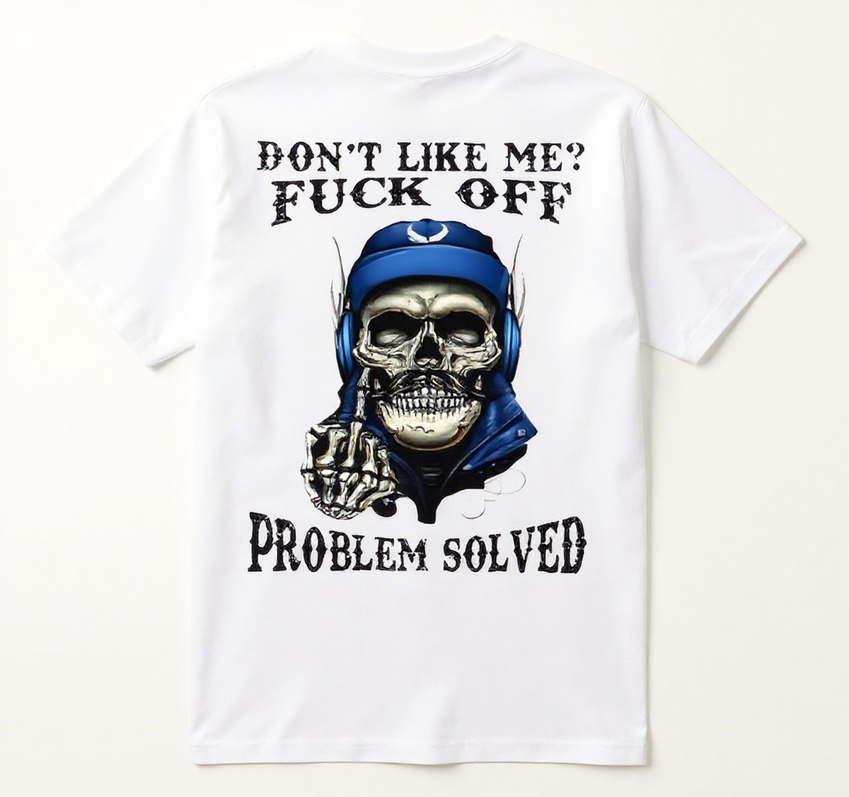 Don't like me ? Print Short Sleeve T-shirt
