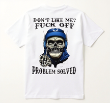 Don't like me ? Print Short Sleeve T-shirt