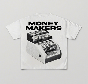 Money Maker Print Short Sleeve T-shirt