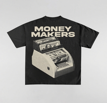 Money Maker Print Short Sleeve T-shirt