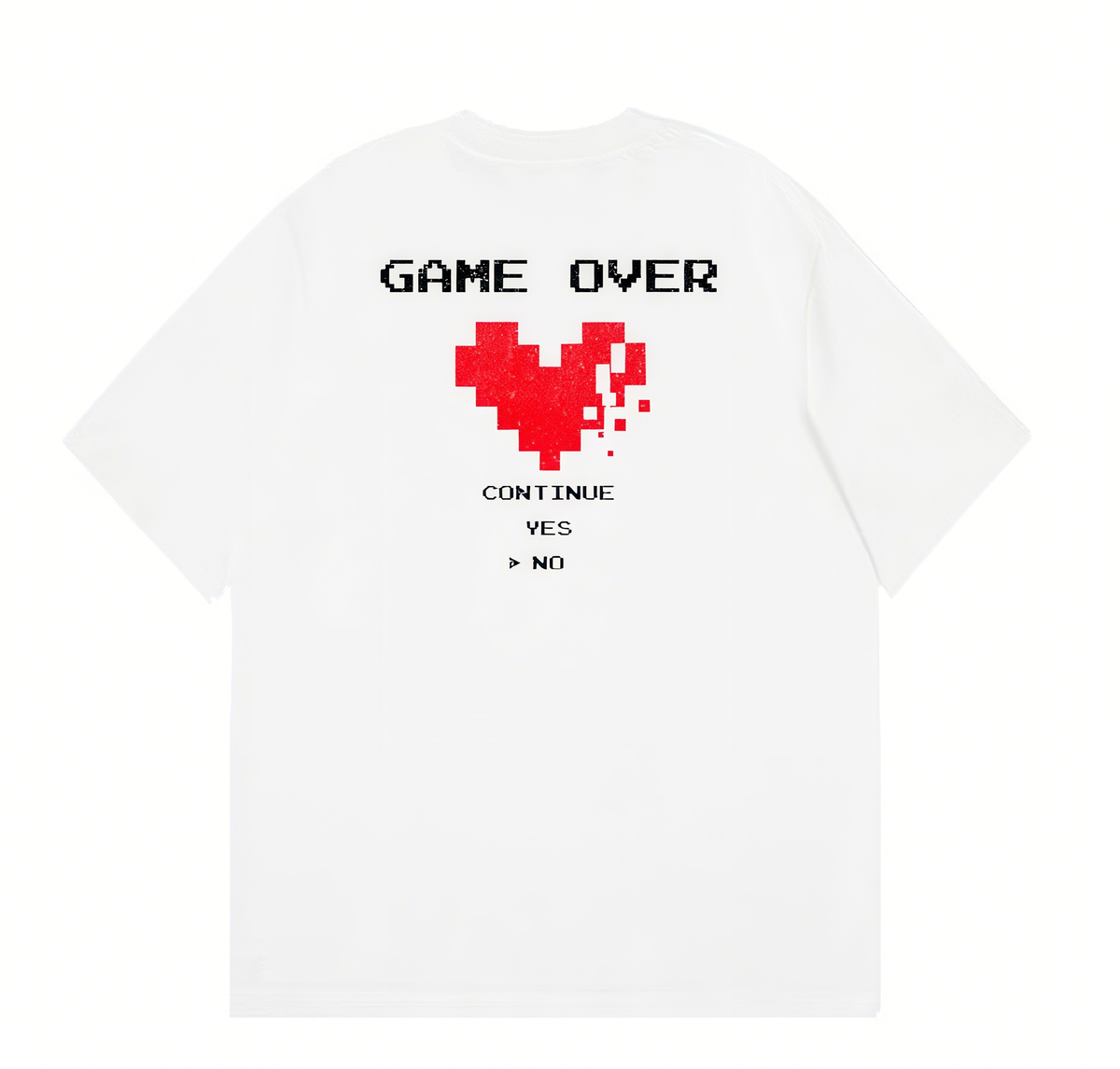 Game Over Print Short Sleeve T-shirt