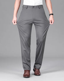Summer ice silk business trousers