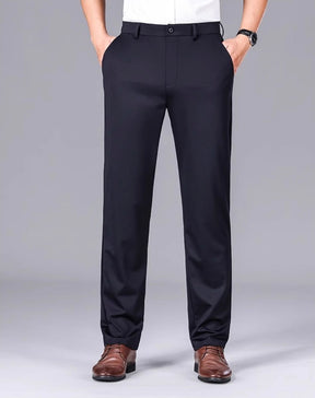 Summer ice silk business trousers