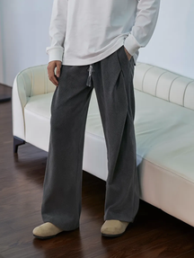 American plaid knit pants