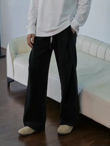 American plaid knit pants