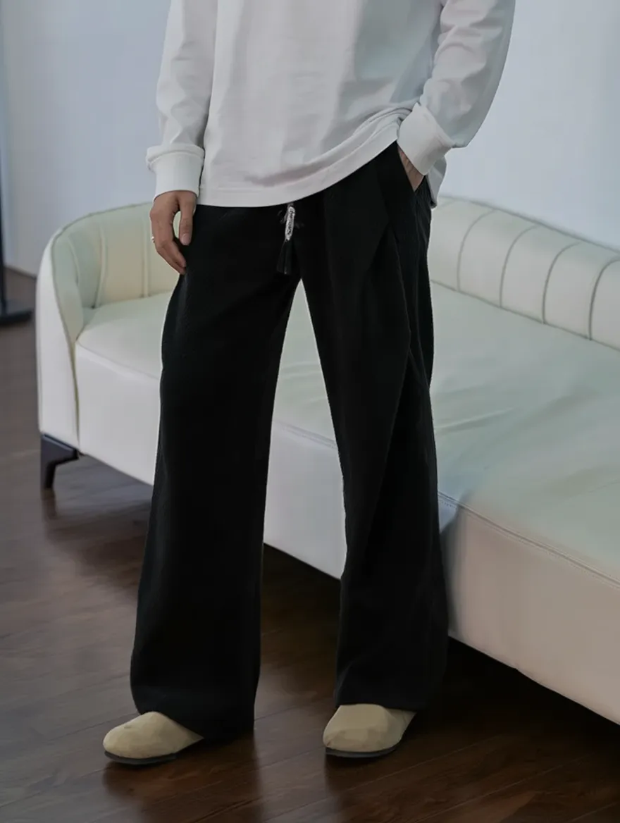 American plaid knit pants