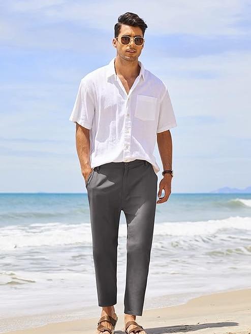 Men's Cotton Linen Pants