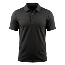 The "Riviera" Textured Knit Polo 丨Breathable Micro-Waffle Comfort