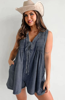 Dixie Denim Romper