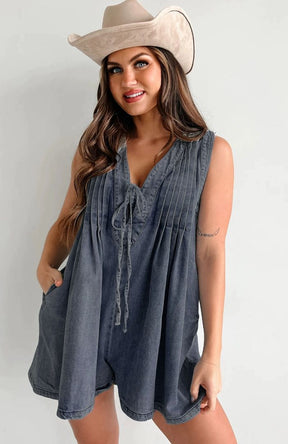 Dixie Denim Romper