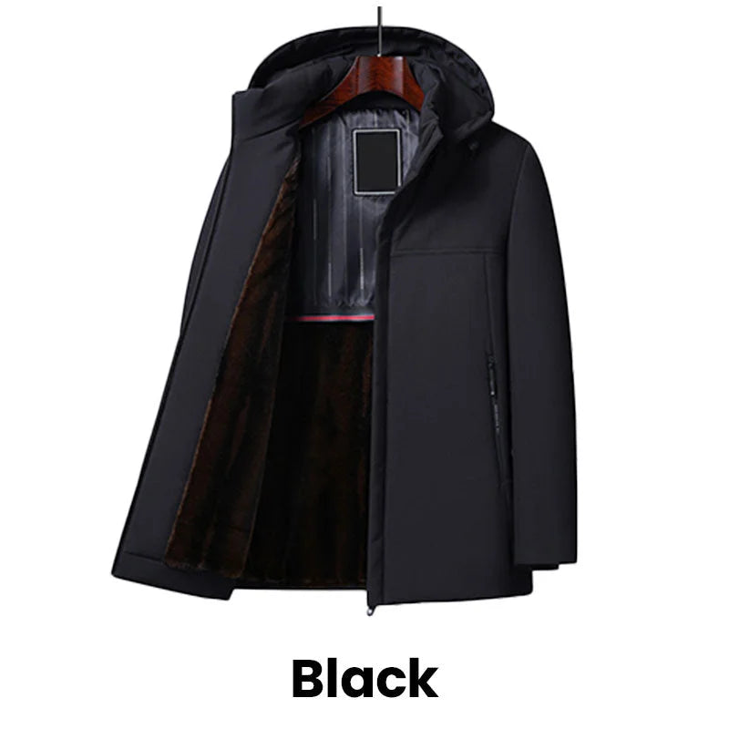 🖤Early Black Friday Sale:50% OFF🖤 Men’s Thermal Thick Hooded Parka Coat