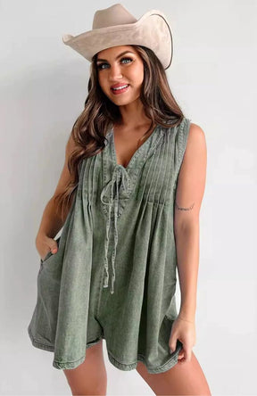 Dixie Denim Romper
