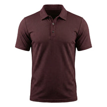 The "Riviera" Textured Knit Polo 丨Breathable Micro-Waffle Comfort