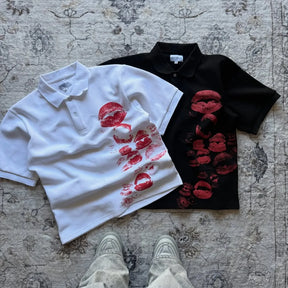 Red Lips Polo Shirt