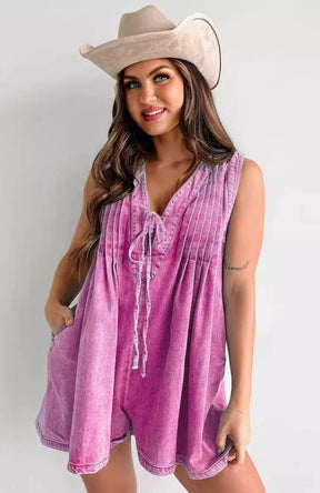 Dixie Denim Romper
