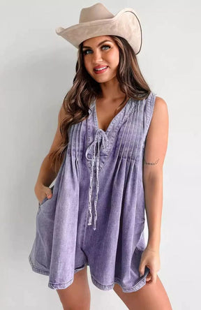 Dixie Denim Romper